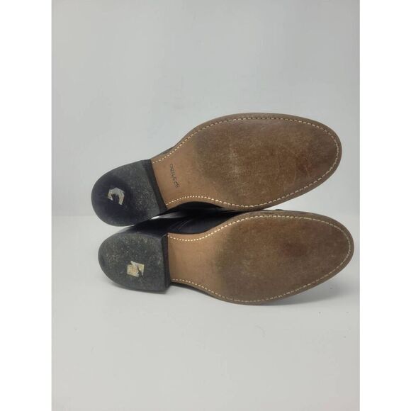 Laredo womens 9 Keltie Vintage Western Boots Lace Up Black Leather - Picture 8 of 9